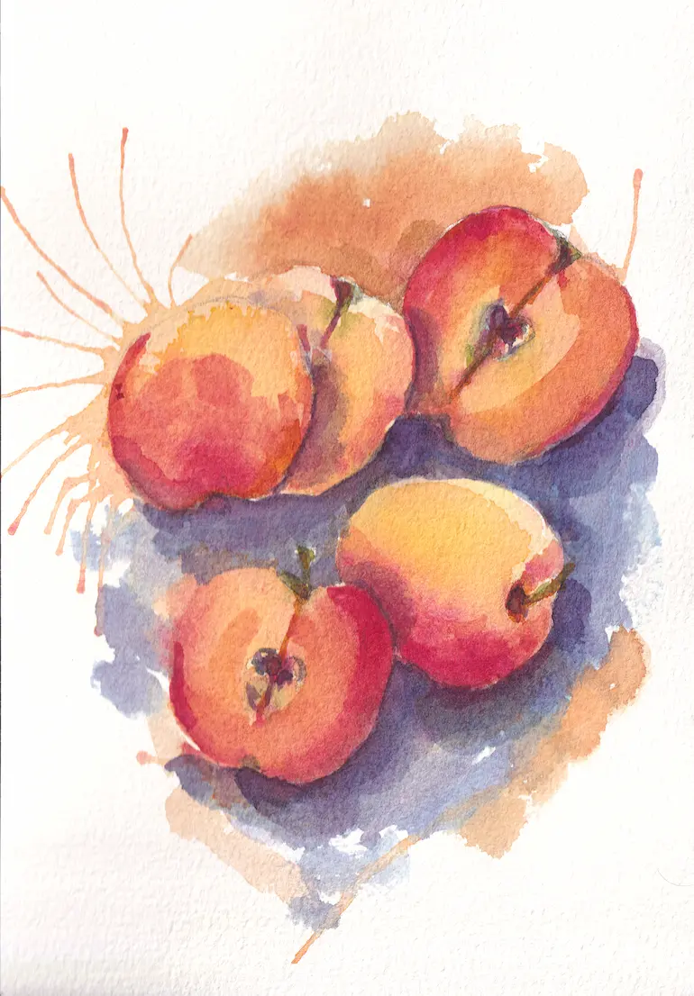 Watercolour painting
